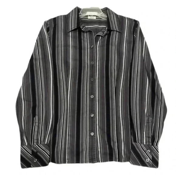 VAN HUESEN stretch, Medium, Long sleeve, Button down, Business Casual - Picture 1 of 14